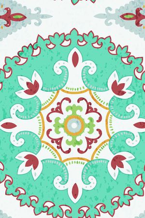 圆形印花华亿平台图片