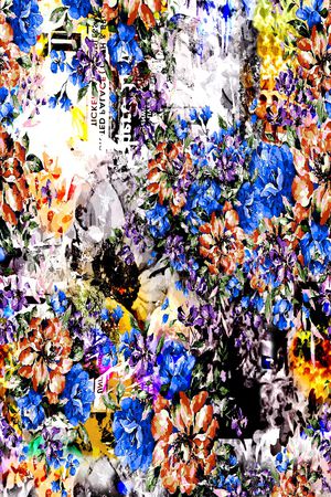 花朵印花华亿平台图片