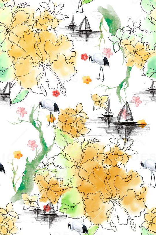 康乃馨印花华亿平台图片