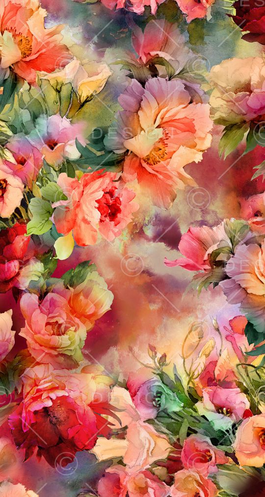 抽象机理印花华亿平台图片