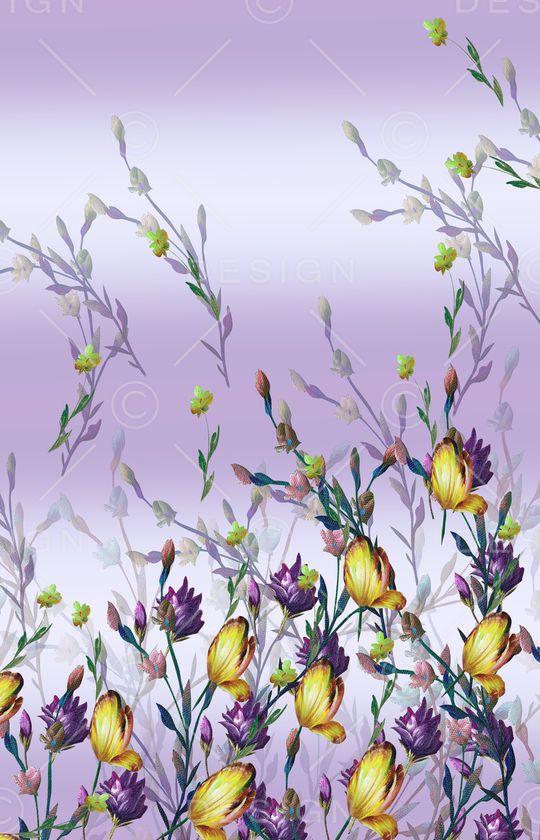 植物花卉印花华亿平台图片