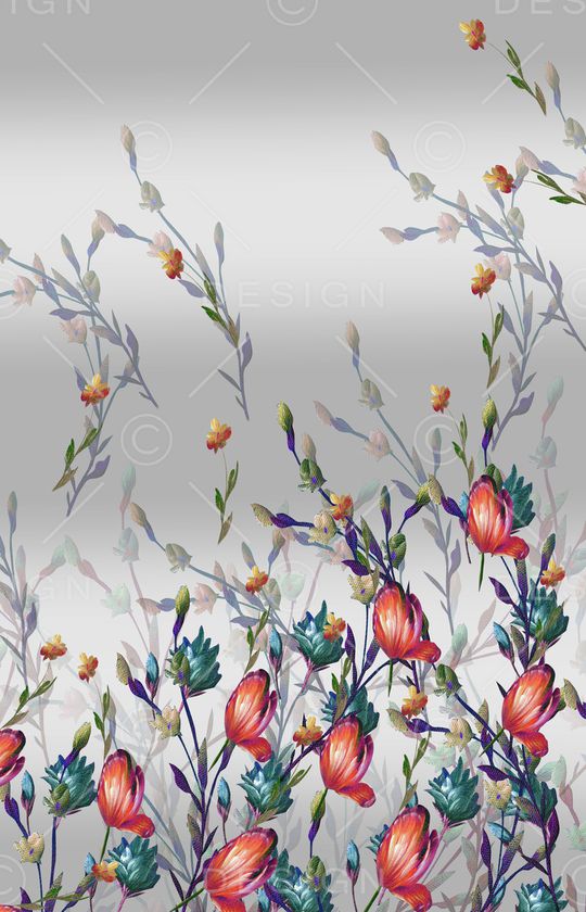 植物花卉印花华亿平台图片