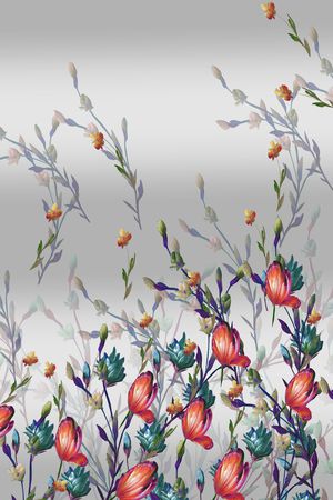 植物花卉印花华亿平台图片