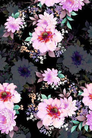 创意服装面料印花华亿平台图片