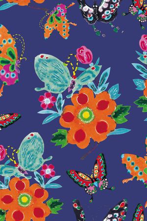 手绘印花华亿平台图片