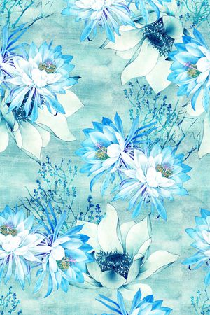 国画花卉、花鸟、水墨画、中国风印花华亿平台图片