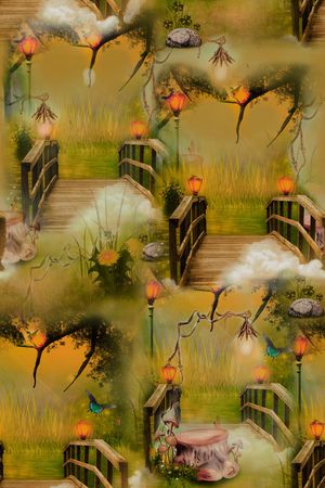 灯烛印花华亿平台图片