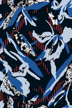 不规则几何印花华亿平台图片