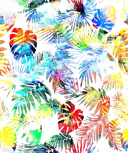 植物印花华亿平台图片