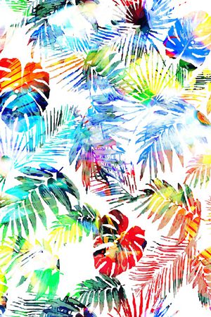 植物印花华亿平台图片