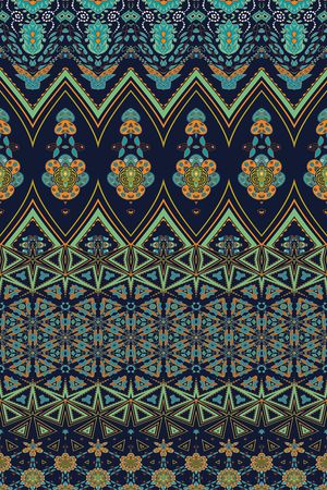 民族图案印花华亿平台图片