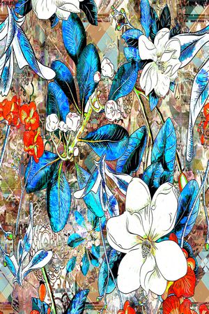 几何印花华亿平台图片