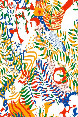 几何印花华亿平台图片