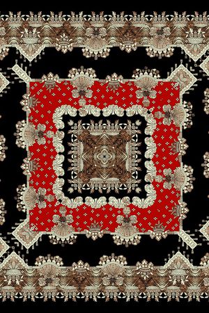 动物纹印花华亿平台图片