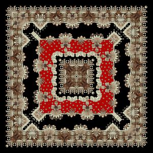 动物纹印花华亿平台图片