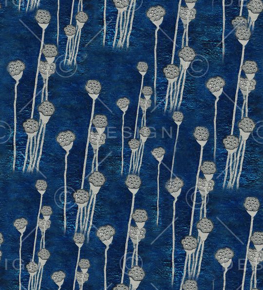 工笔画印花华亿平台图片