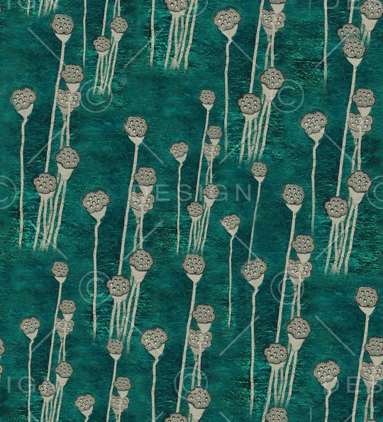 工笔画印花华亿平台图片