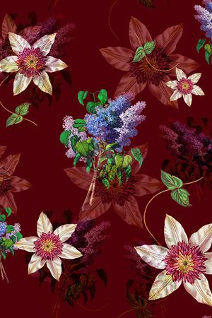 简单印花华亿平台图片