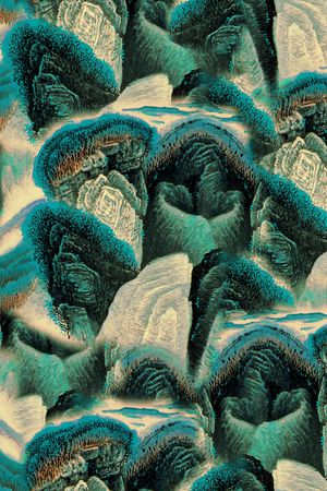 中国风印花华亿平台图片