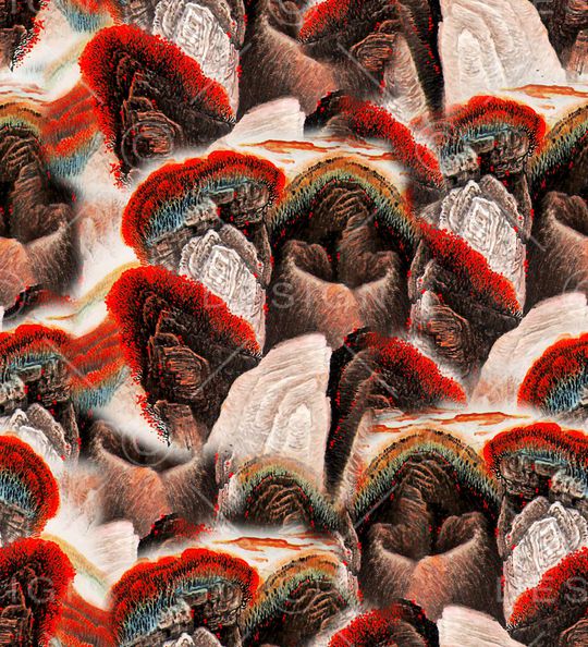 中国风印花华亿平台图片