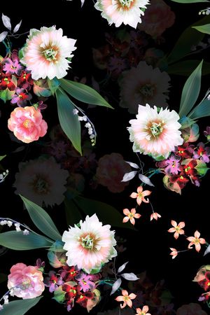 花朵印花华亿平台图片