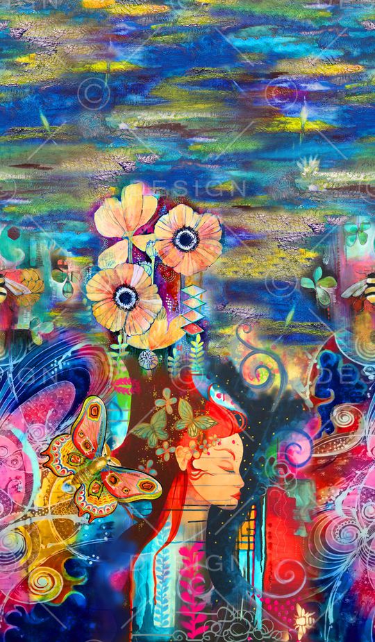 抽象印花华亿平台图片