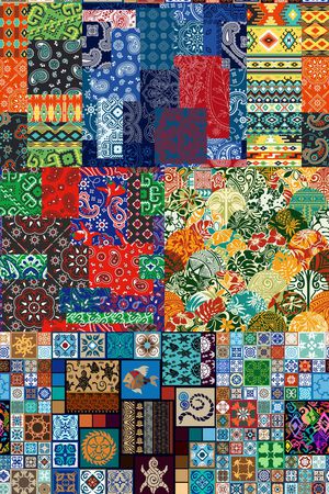 几何印花华亿平台图片