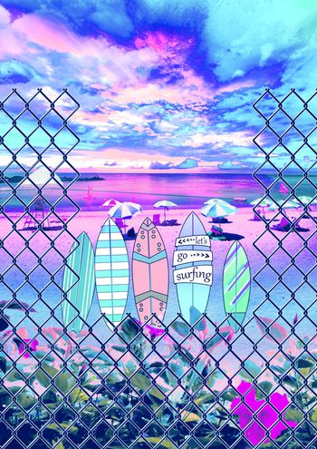 875482-时尚海边度假风景 Color 2