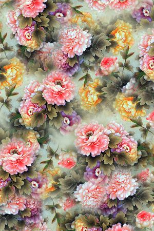 中国风印花华亿平台图片