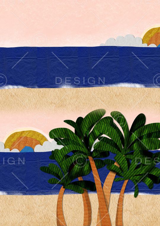 夏日印花华亿平台图片