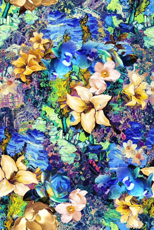 抽象印花华亿平台图片