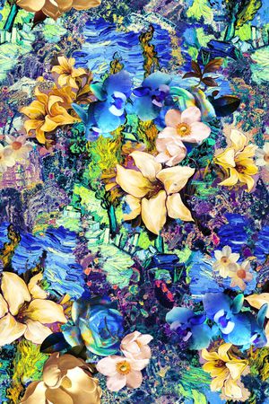 抽象印花华亿平台图片