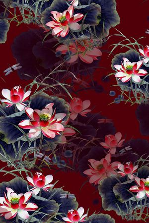 简单大气印花华亿平台图片