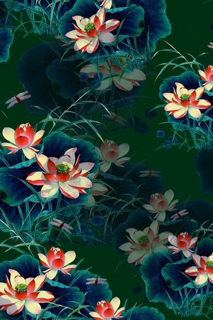 简单大气印花华亿平台图片