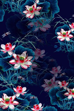 简单大气印花华亿平台图片