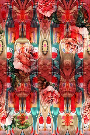 中国风印花华亿平台图片