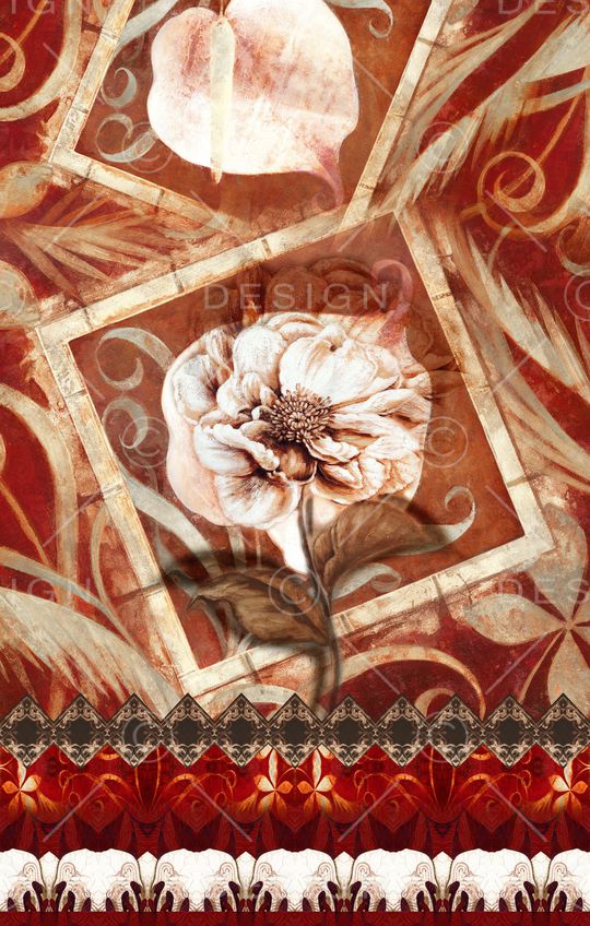 中国风印花华亿平台图片