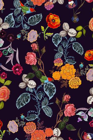 刺绣印花华亿平台图片