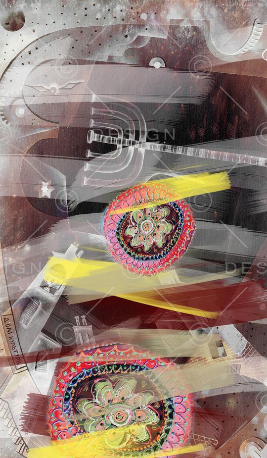 中国风印花华亿平台图片