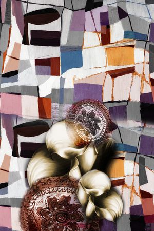 中国风印花华亿平台图片