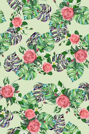 花朵印花华亿平台图片