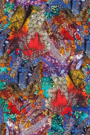 抽象印花华亿平台图片