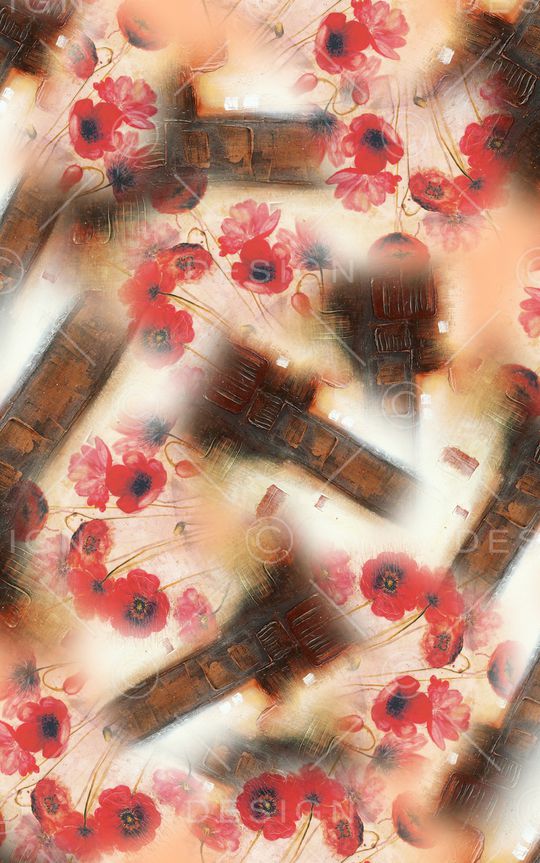 油画风印花华亿平台图片