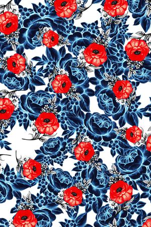 中国风印花华亿平台图片