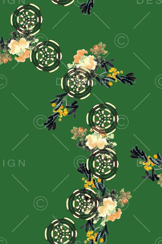 手绘印花华亿平台图片