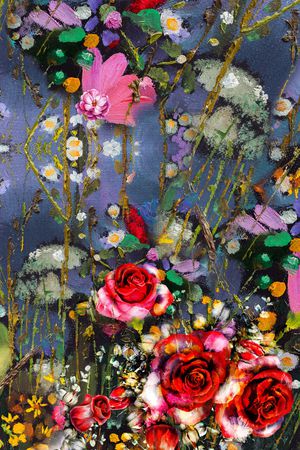 玫瑰印花华亿平台图片