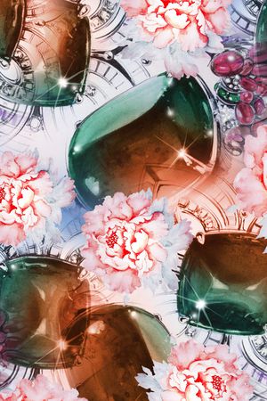 水彩印花华亿平台图片