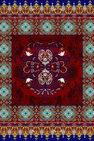 民族风印花华亿平台图片