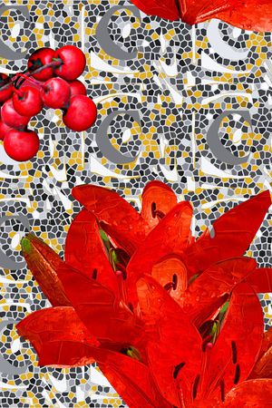 抽象印花华亿平台图片