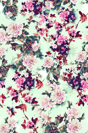 小碎花印花华亿平台图片